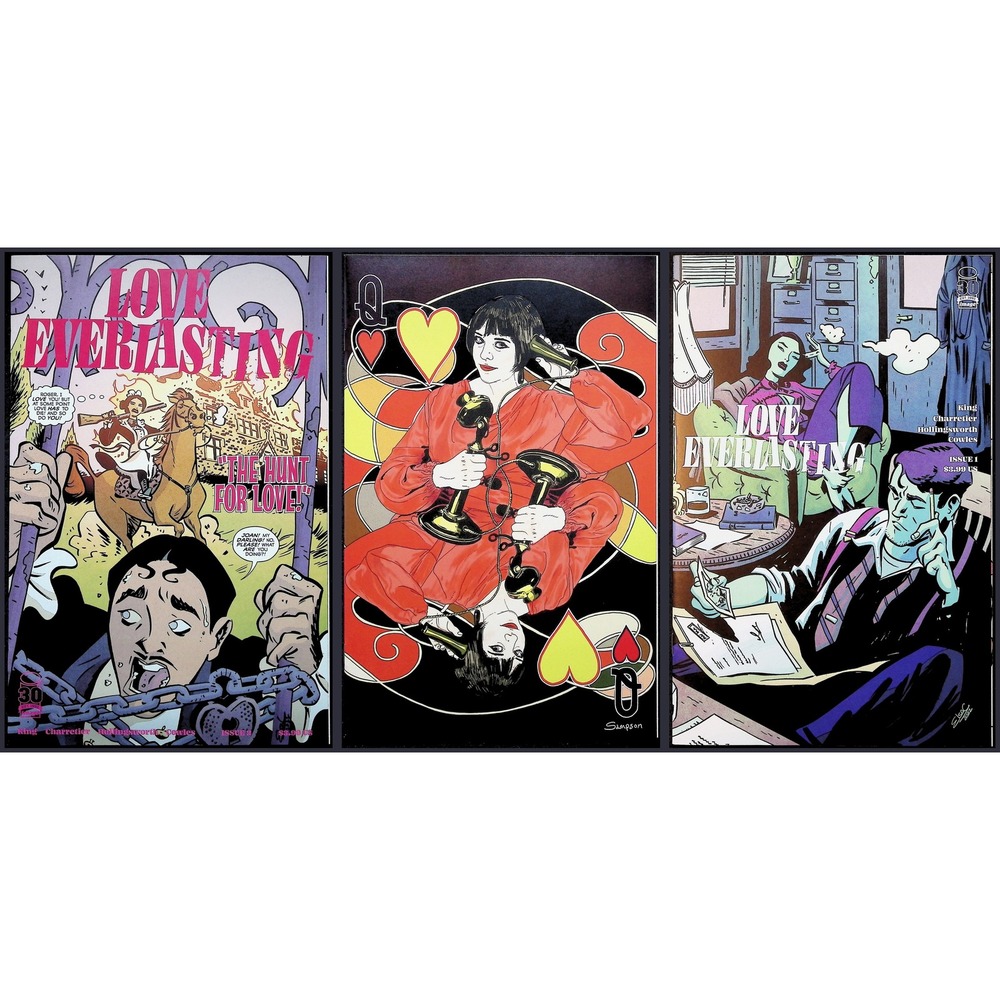 Love Everlasting #1 2 Tom King‎ Elsa Charretier Variant Cover Lot of 3 Image